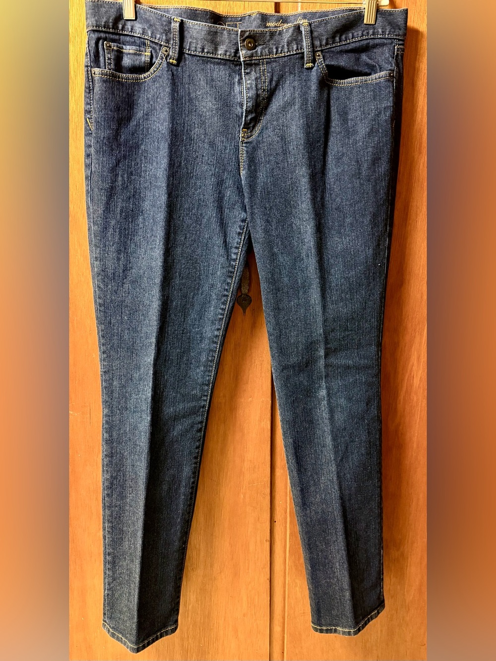Loft “Modern Slim” Cut Denim Jeans - Picture 3 of 9